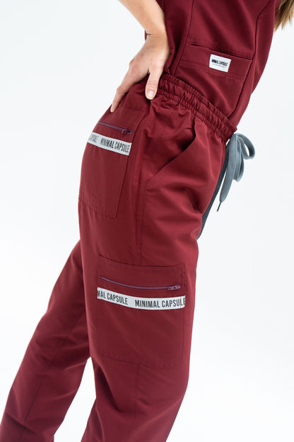 Dark Red Scrub - Mujer - Classic